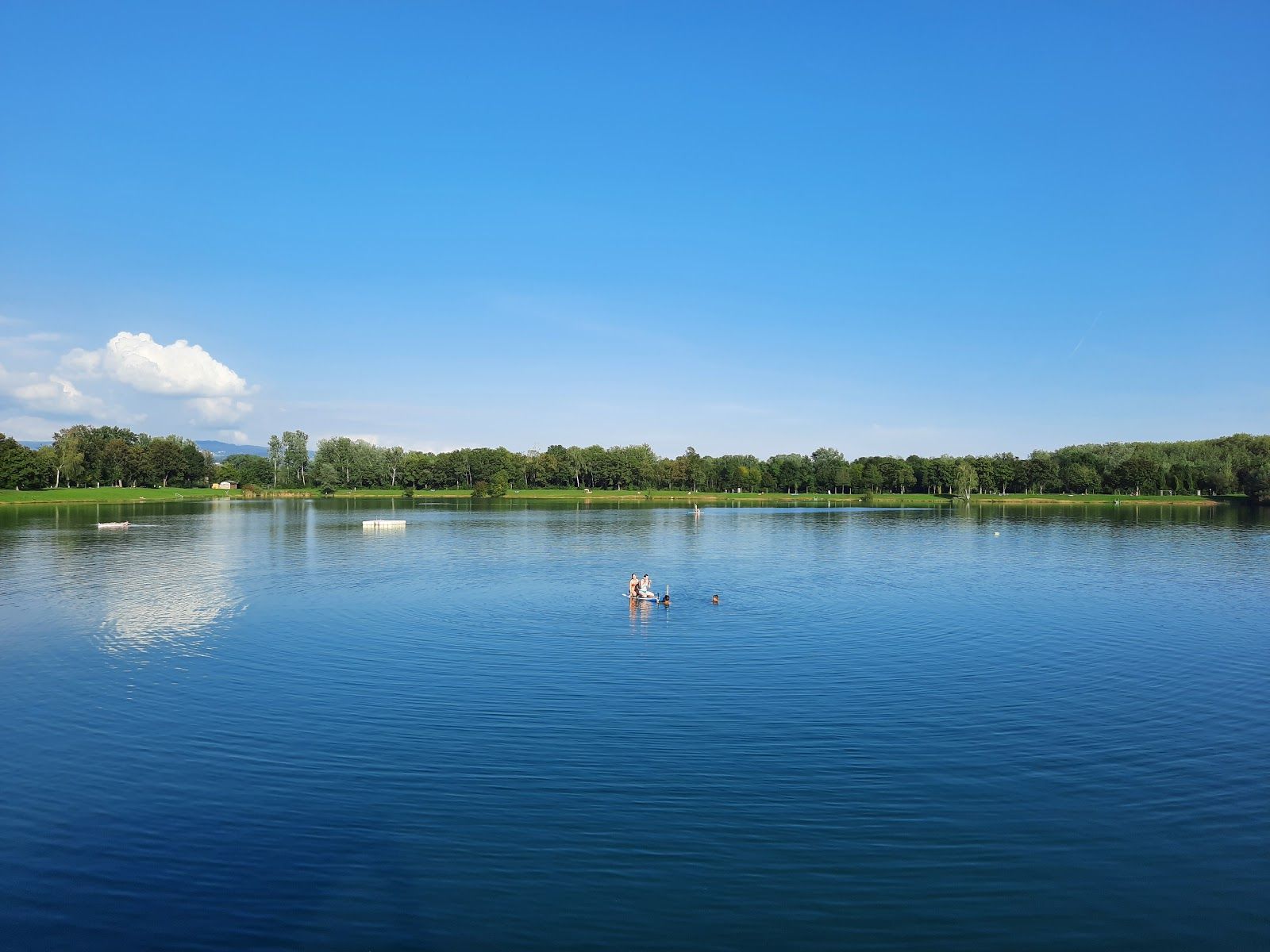 Feldkirchner Badeseen, Feldkirchen an der Donau, Bezirk Urfahr-Umgebung, Upper Austria, Austria