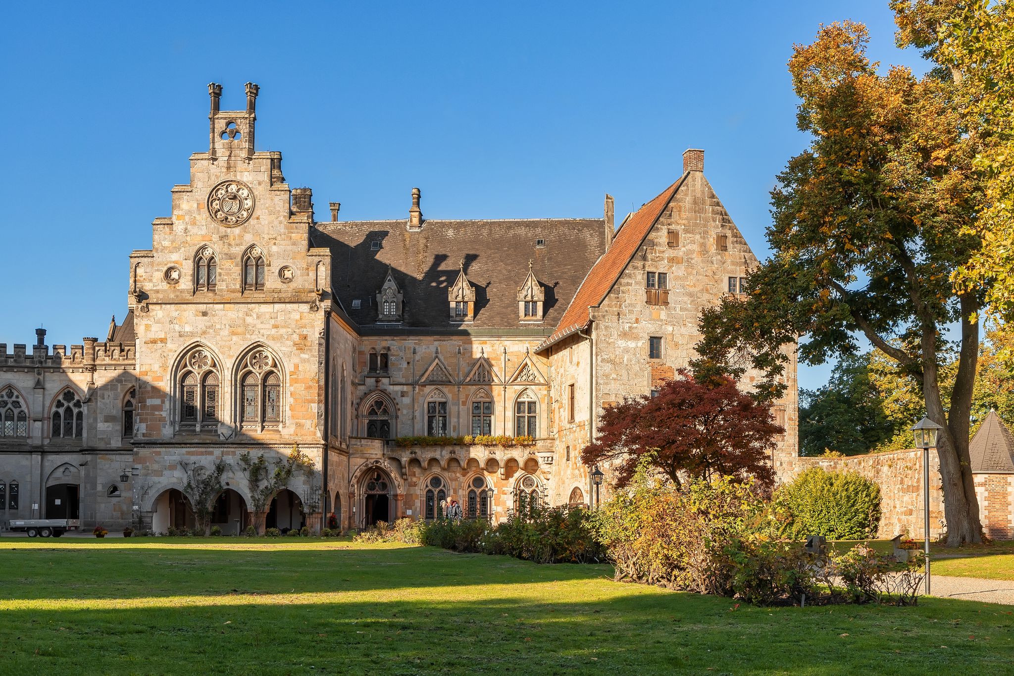 Beautiful Schloss Bentheim in Bad Bentheim, Lower Saxony, Germany.