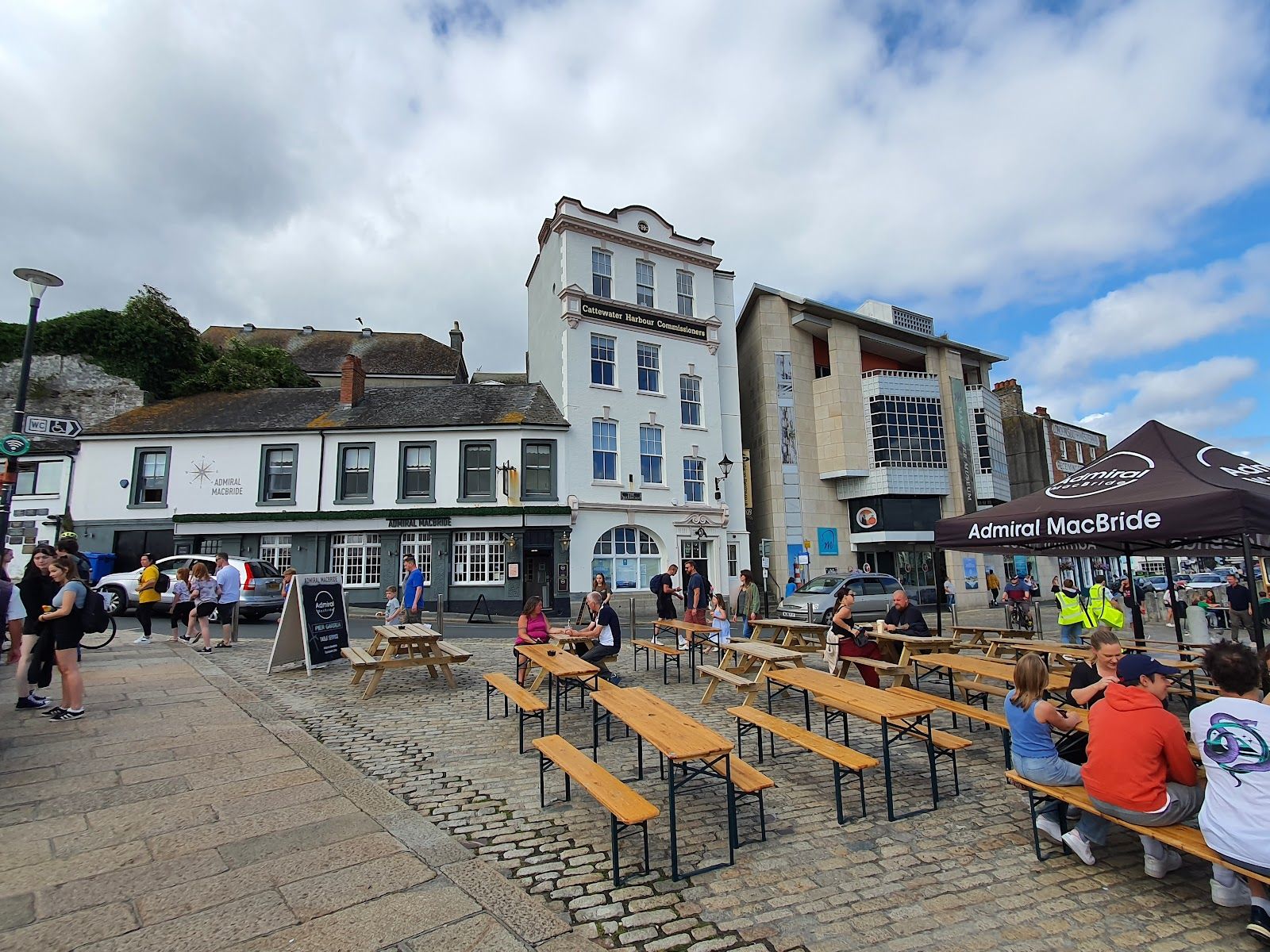 Mayflower Steps Memorial, Plymouth, South West England, England, United Kingdom