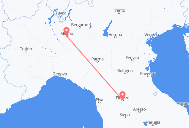 Cheap Flights from Florence to Milan – Low Fares & Wide Selection