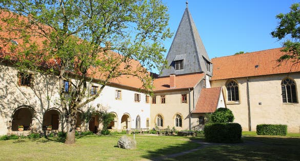 Photo of The medieval Abbey Malgarten near Bramsche in Osnabruecker Land, Lower Saxony, Germany.