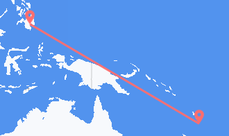 Port Vila to Davao City