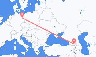 Berlin nach Tiflis