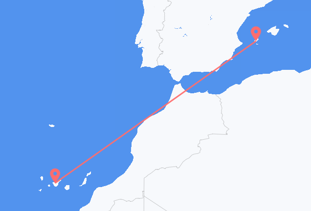 Tenerife to Ibiza