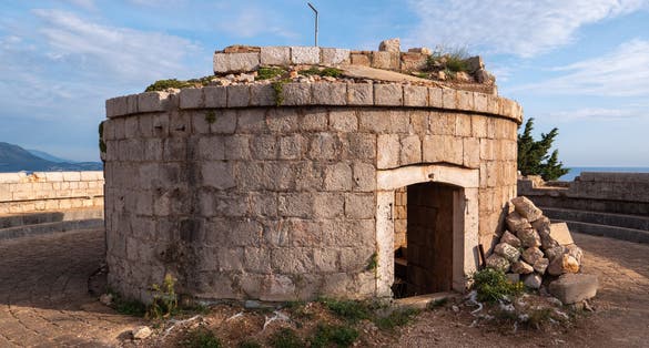 Photo of Fort Royal on Lokrum Island, Croatia.