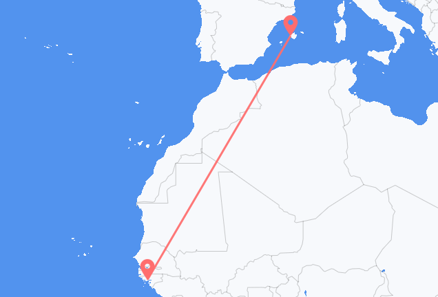 Bissau to Palma