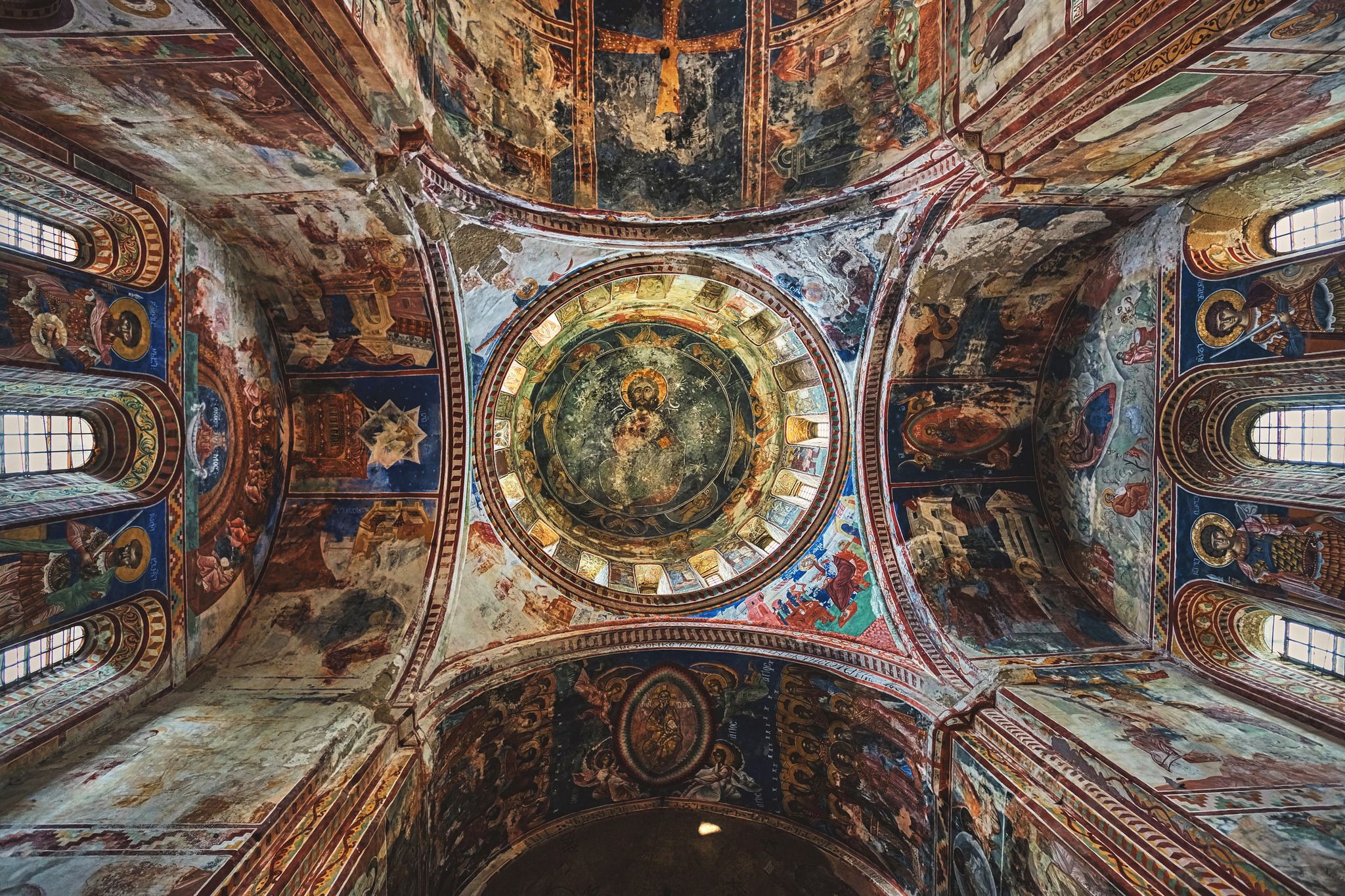 Photo of Interior of medieval Gelati academy and monastery near Kutaisi, Georgia.