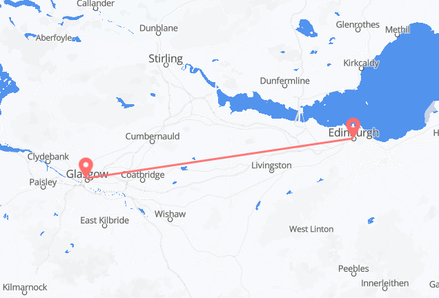 Cheap Flights from Edinburgh to Glasgow – Low Fares & Wide Selection