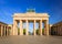 photo of view of The Brandenburg Gate in Berlin at sunrise, Germany