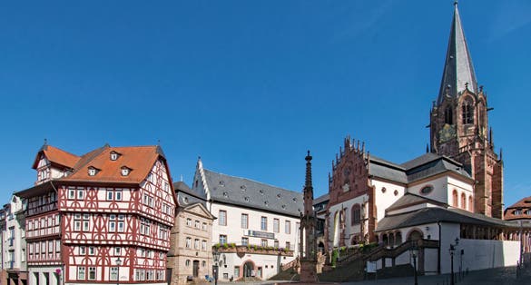 photo of view of At the old town of Aschaffenburg, Lower Franconia, Bavaria, Germany