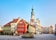 Main Square in the Poznan Old Town, Poland.