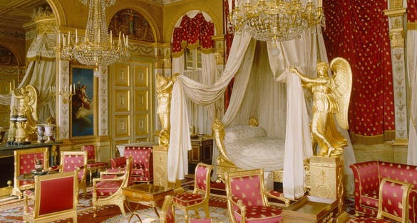 photo of inside the château de Compiègne in Compiegne, France.