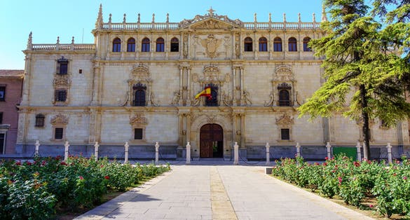 Photo of university of the old city of Alcala de Henares, Spain.