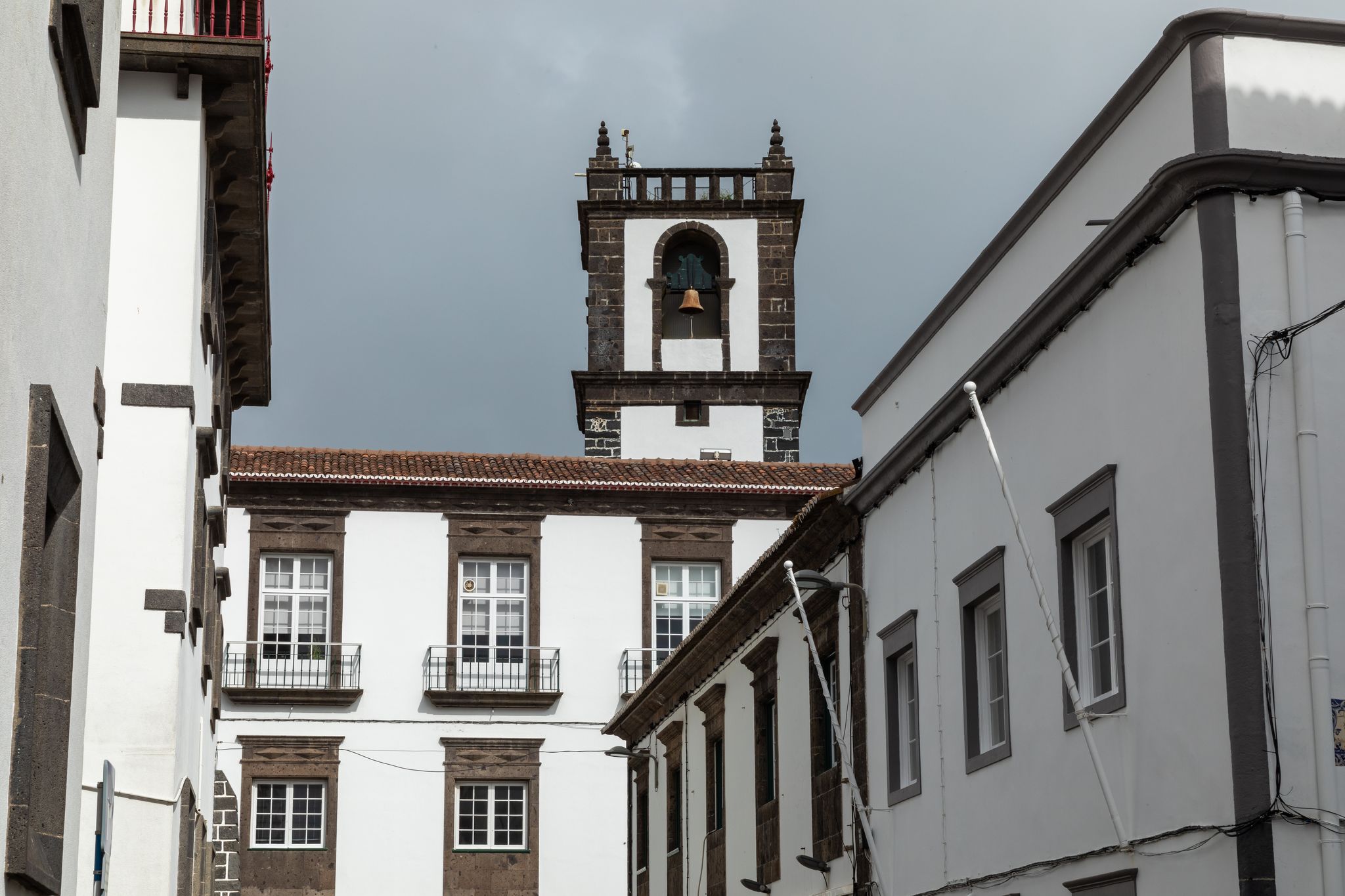 City Hall center in Ponta Delgada, Azores, Portugal.