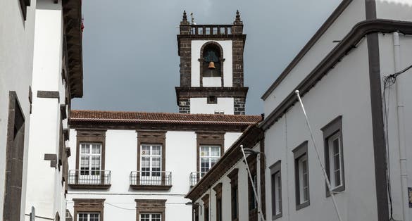 City Hall center in Ponta Delgada, Azores, Portugal.