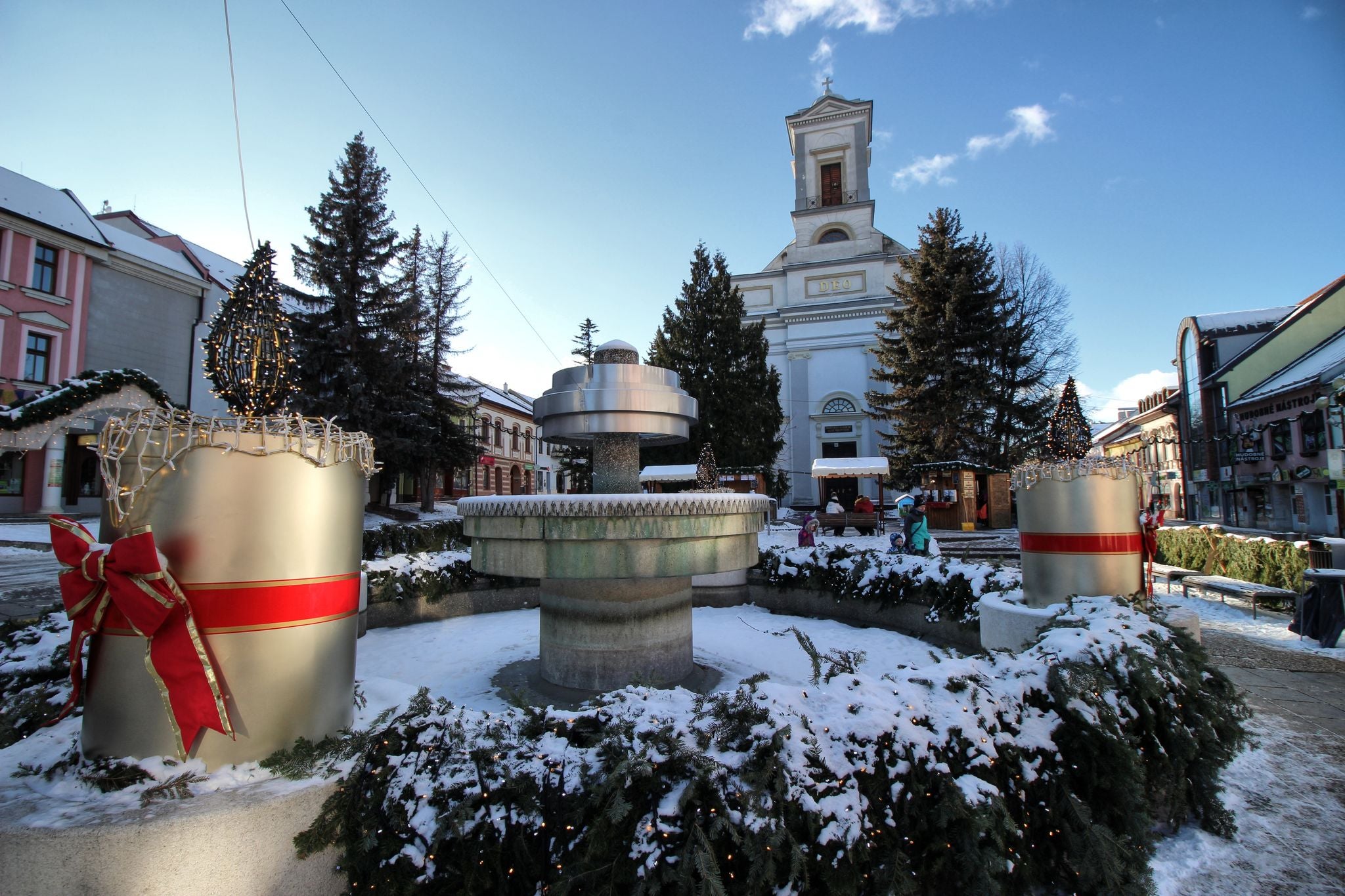 The city of Poprad is a gateway to High Tatras mountains and it is also one of the most beautiful cities in Slovakia.
