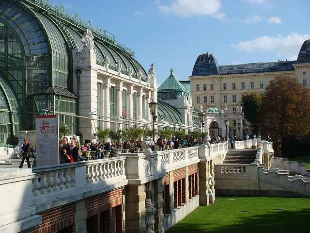 photo of view of Burggarten, Vienna, Austria.