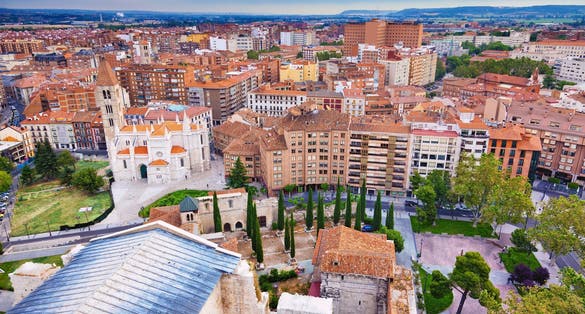 view of the city of Valladolid,Spain