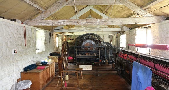 St Fagans National Museum of History, Cardiff, Wales. May 2022. Re erected buildings set in the grounds of St Fagans castle that show the rural, industrials, religious and educational history of Wales.
