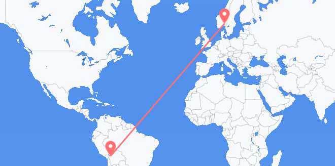 Bolivia a Noruega
