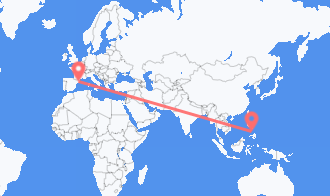 Barcelona to Cebu City