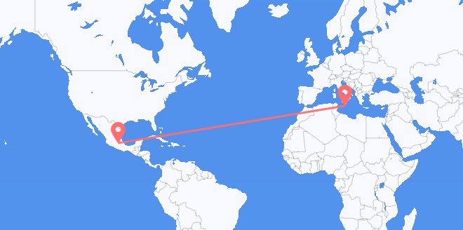Mexico to Malta
