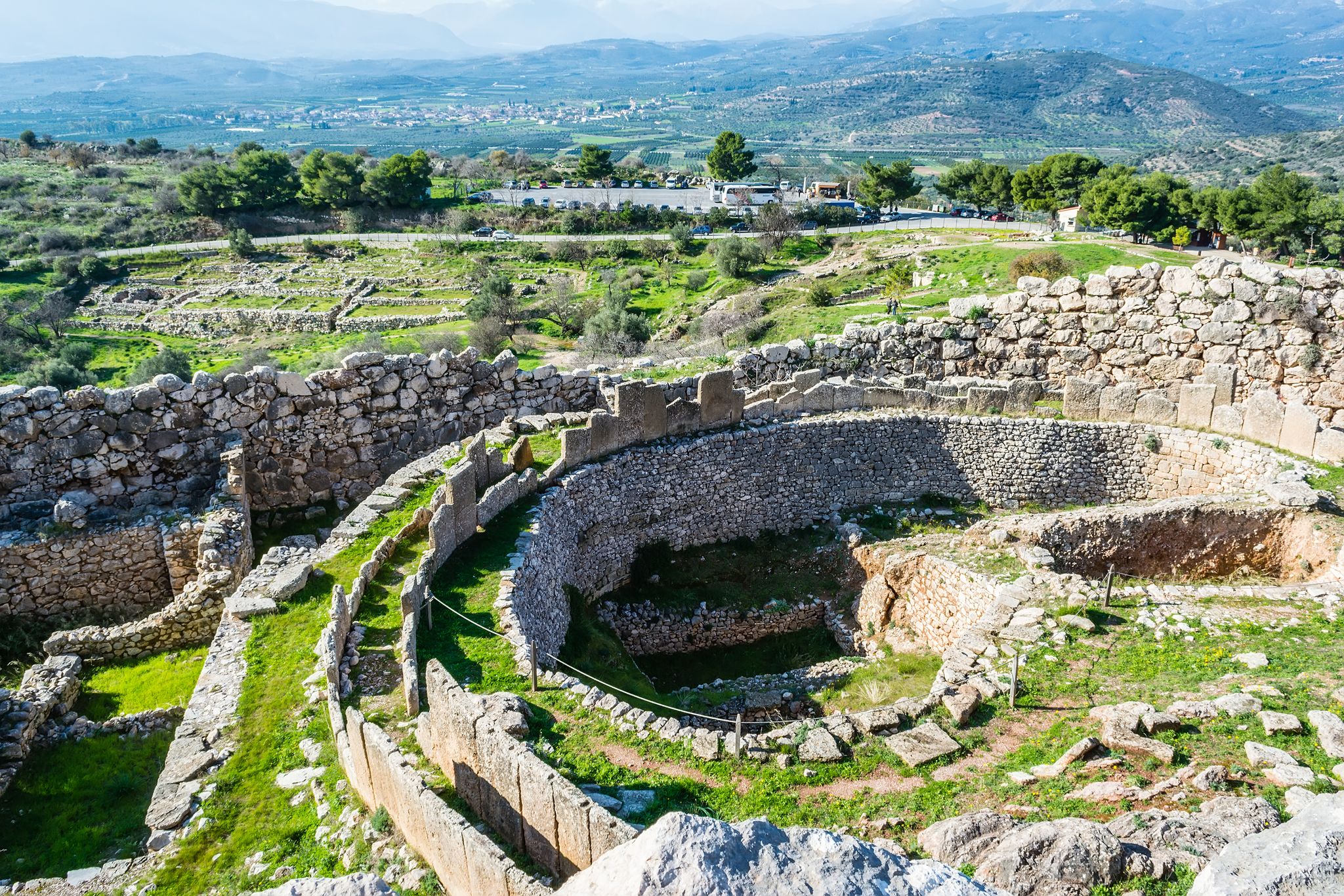 Photo of Mycenae, archaeological place at Greece.
