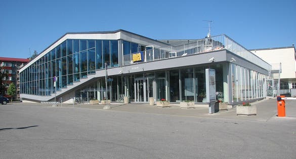 Photo of Aura Centre swimming park in Tartu, Estonia.