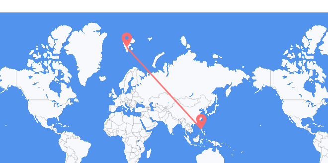 the Philippines to Svalbard & Jan Mayen