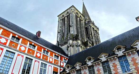 Photo of the magnificent medieval town of Lisieux in Normandy, France.