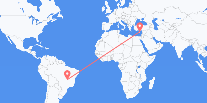 ブラジル キプロス行き