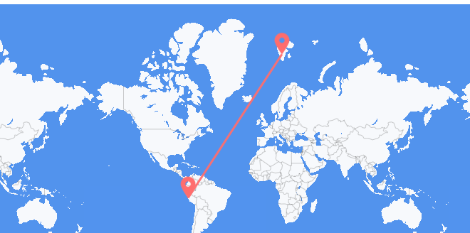 Perú a Svalbard y Jan Mayen