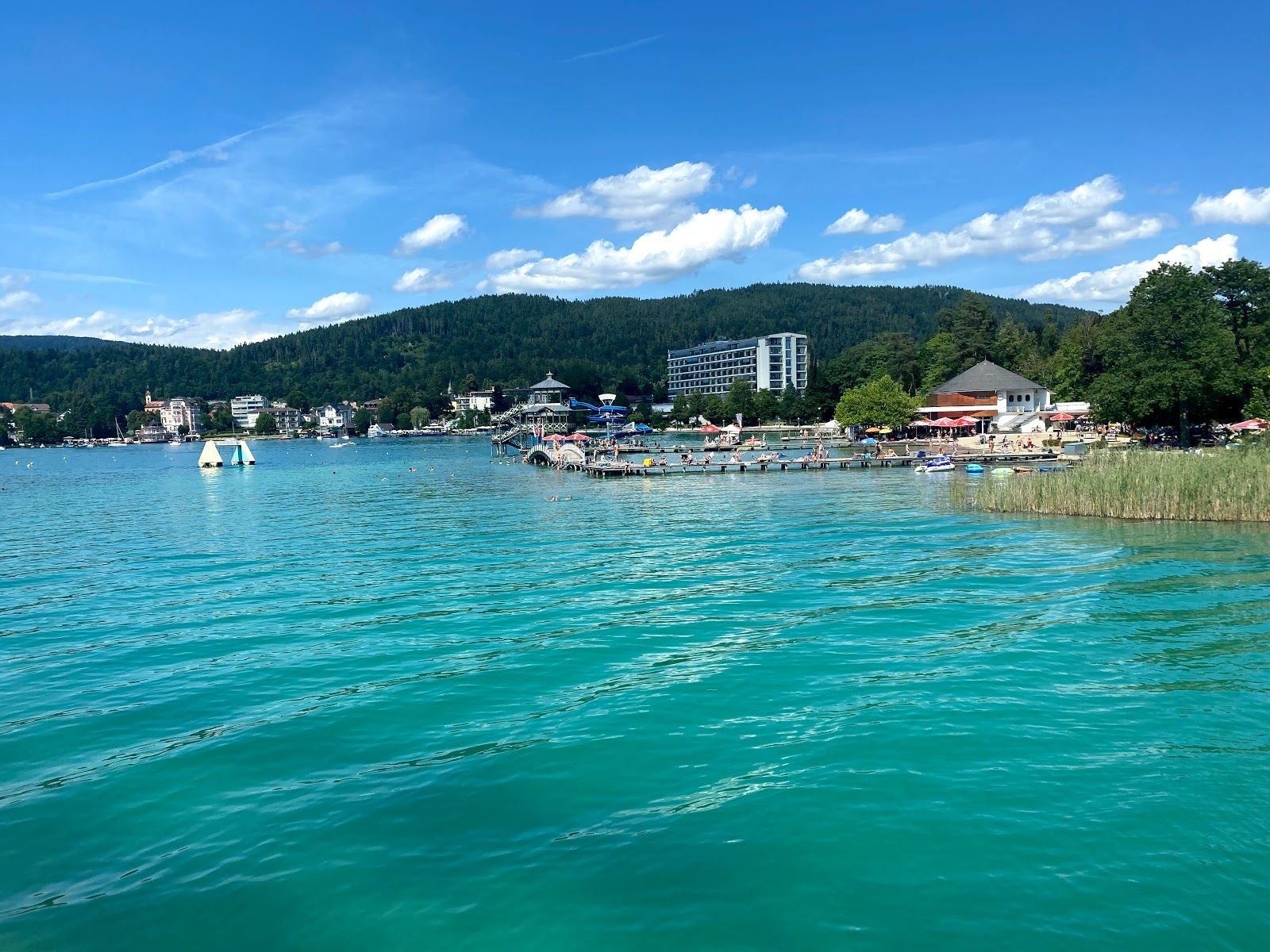 Promenadenbad the municipality Pörtschach, Pörtschach am Wörther See, Bezirk Klagenfurt-Land, Carinthia, Austria