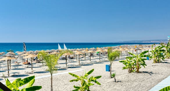 Photo of beautiful beach in Naxos.