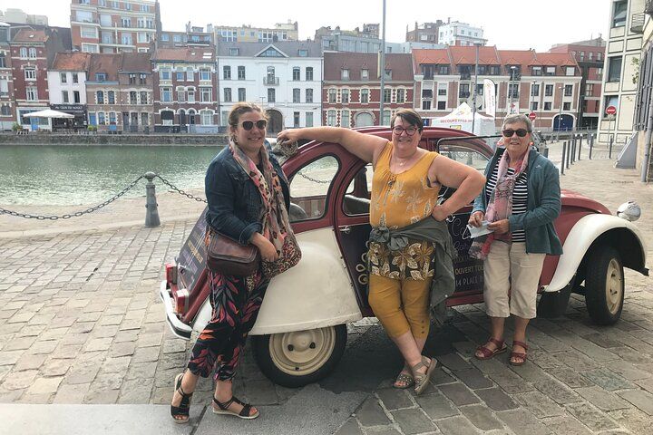 1 Hour Private Lille Tour by Convertible 2CV with a Local Products Tasting