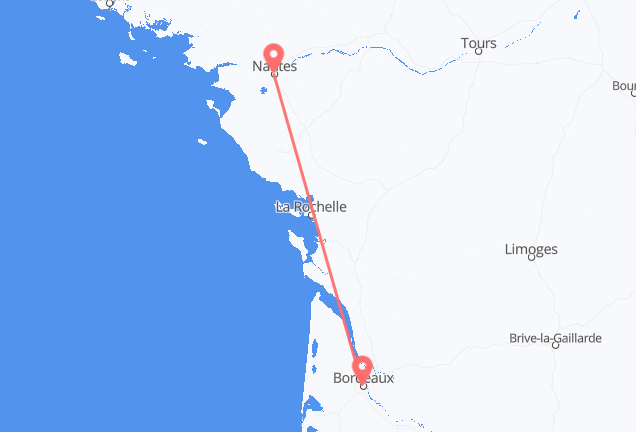 Cheap Flights from Nantes to Bordeaux – Lowest Fares & Maximum Choice