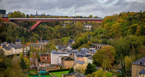 Photo of Grand Duchess Charlotte Bridge,Luxembourg,Luxembourg