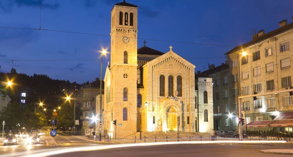 photo of view of Sarajevo old Orthodox Church, Sarajevo, Bosnia and Herzegovina.