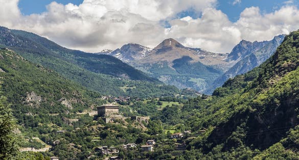 A visit in the Issogne's castle, Aosta.