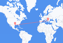Houston to Skopje