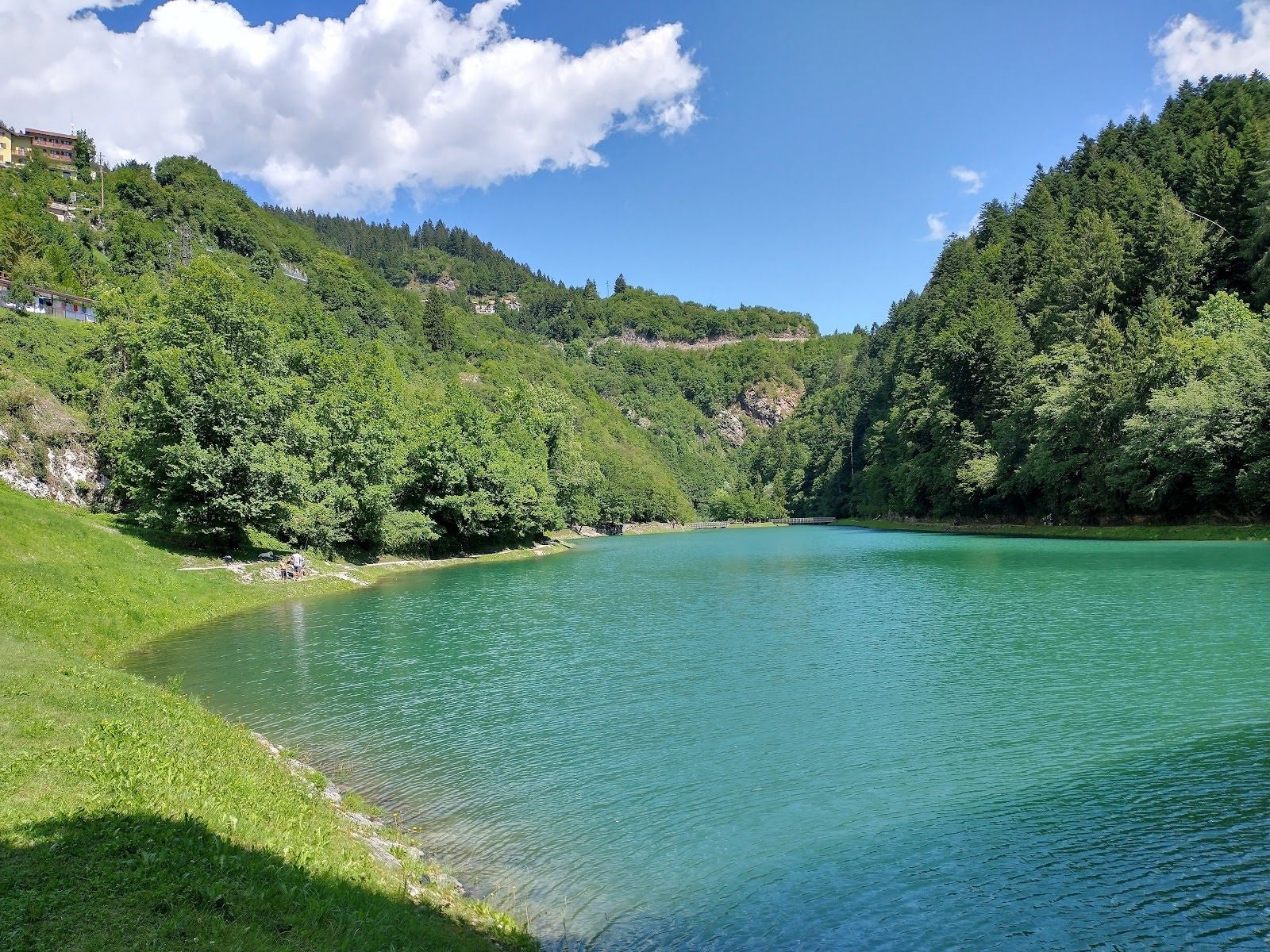 Lake Molveno, Molveno, Comunità della Paganella, Provincia di Trento, Trentino-Alto Adige/Südtirol, Italy