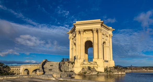 photo of Promenade of Peyrou at morning in Montpellier, France.