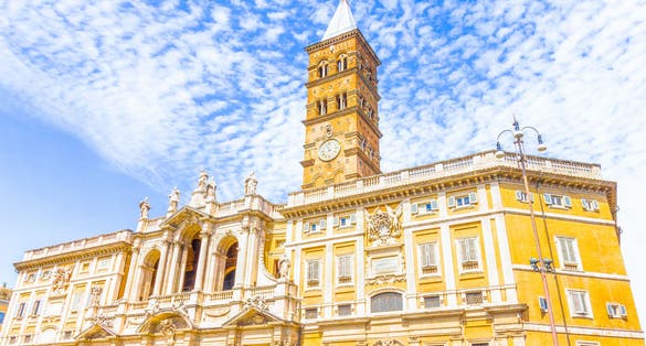PHOTO OF Basilica Santa Maria Maggiore in Rome, Italy .