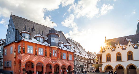 Photo of old city of Goslar, Germany.