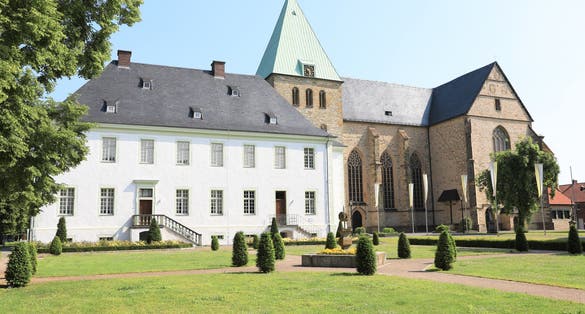 Photo of Historic Liesborn Abbey near Warendorf, Westphalia, Germany.