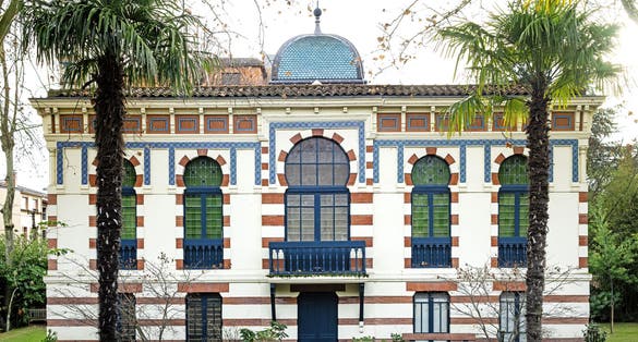 The Georges-Labit museum, garden side.