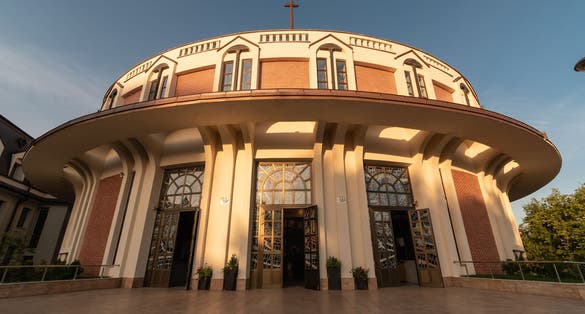 Our Lady Queen of Iasi Cathedral, Iasi, Romania.