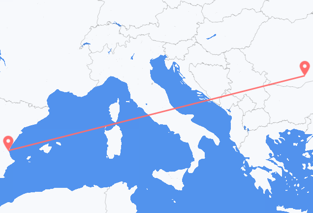 Валенсия в Бухарест