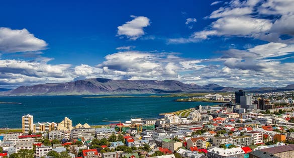 Photo of Reykjavk, Iceland .