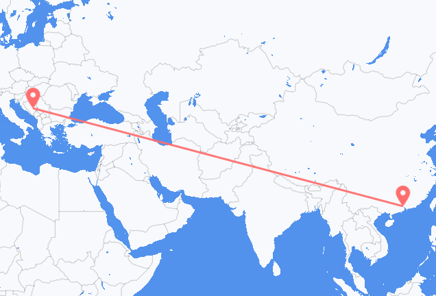 広州 サラエヴォへ